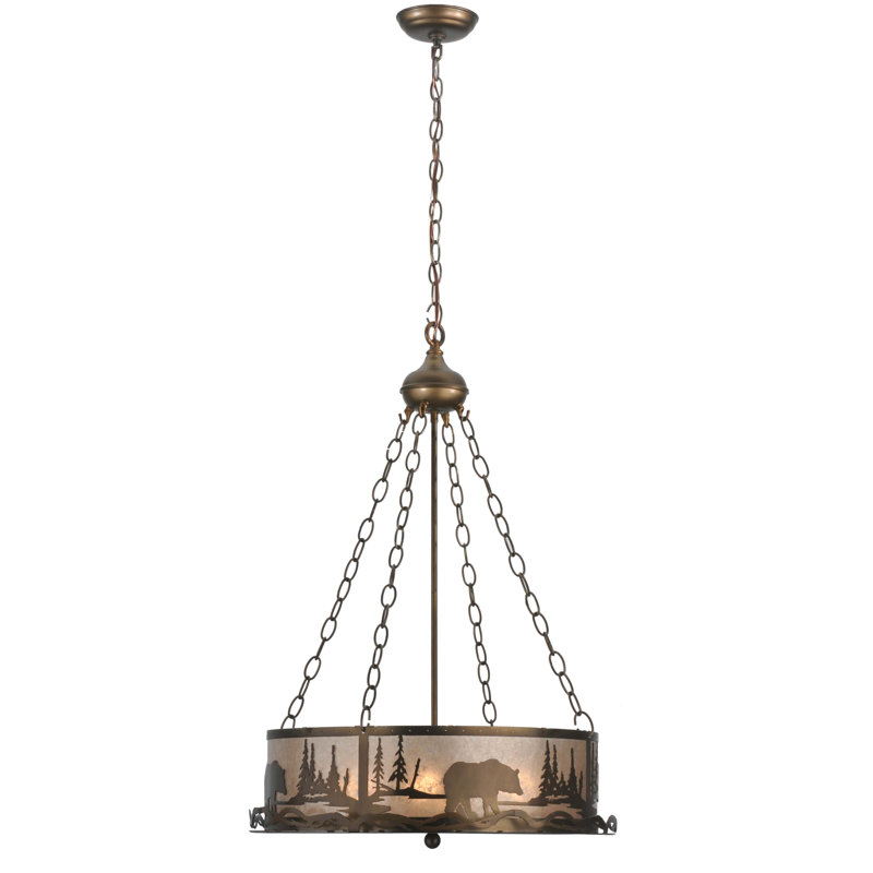 Rustic Lodge 4 - Light Chandelier