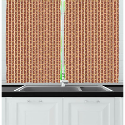 Pointed Kitchen Curtain