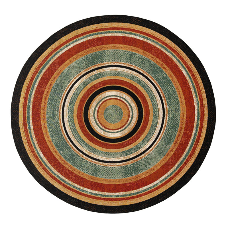 Drift Hower Indoor/Outdoor Area Rug, Round 7'10"