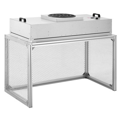 Laminar Flow Hood, 24.02 x 46.06 x 27.36 inch Working Area FUU Fan Filter Unit, Meets Class 100/ISO 5 Clean Room Standards, with HEPA-14 Filter and G1 Pre-Filter, for Laboratory, Mushroom Room