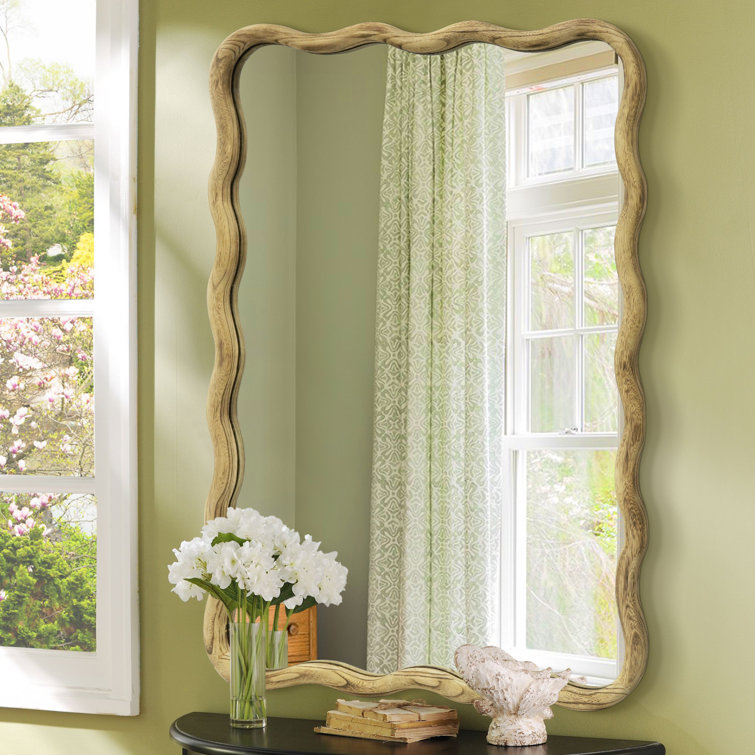 Castin Wood Wavy Wall Mirror