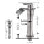 Single-handle Bathroom Faucet with Drain Assembly-96334777