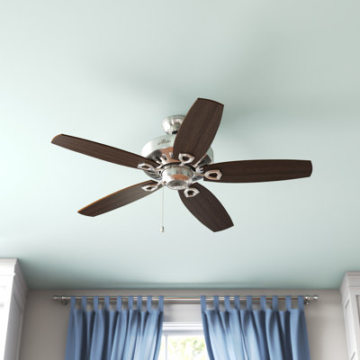 Ventilateur de plafond standard à 5 pales de 52 po avec chaînette Builder Elite