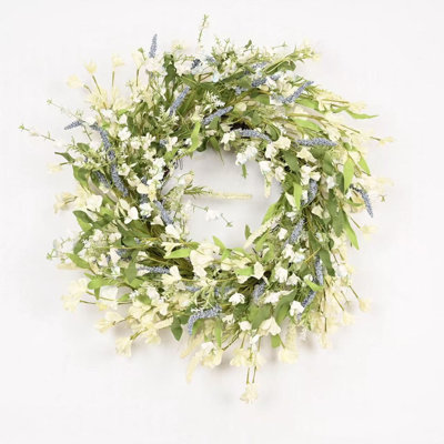 Couronne florale 22 po Forsythia