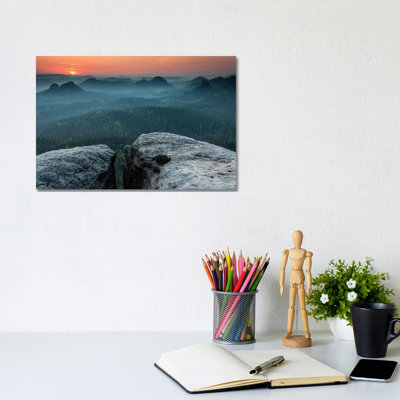 Germany Saxon Switzerland 1 Piece Wrapped Canvas Wall Art