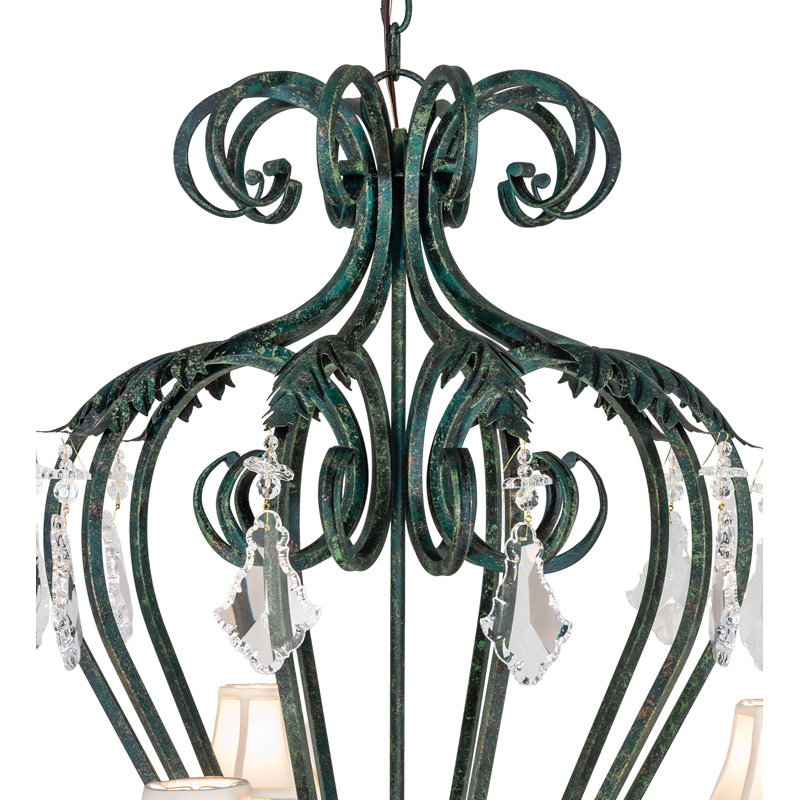 Lustre 10 lumières 52 "de large