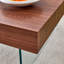 Table basse avec pieds en verre trempé