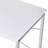 White & Chrome Finish Writing Desk-1384815015
