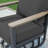 3-Piece Outdoor Aluminum Swivel Rocker Chair Conversation Set With Cushions And Side Table-1512242248