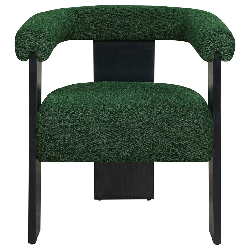 Chaise d'appoint rembourrée Slater Boucle