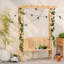 Tonnelle de jardin en bois avec banc pour plantes grimpantes