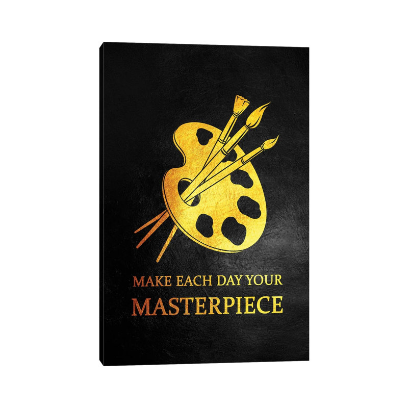 Masterpiece - Life Is A Canvas by Adrian Baldovino - Wrapped Canvas Print, 30.48 cm H x 45.72 cm W