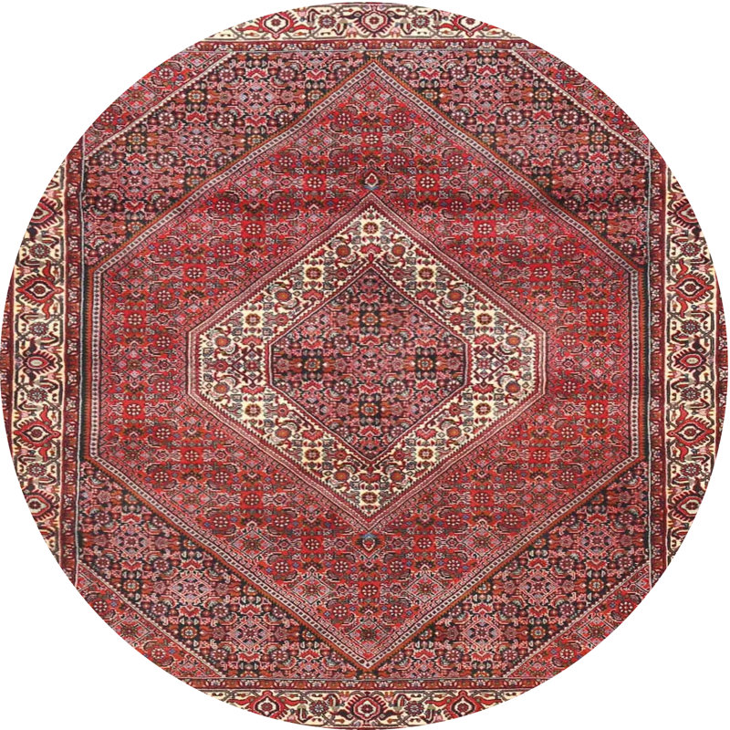 Oriental Indoor Rug, Round 5'