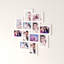 Cadre 12 photos en bois à suspendre au mur façon collage-86381610