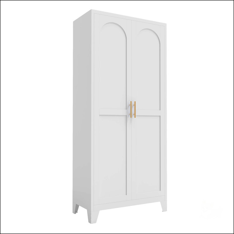Armoire 71 po 2 portes, Noir