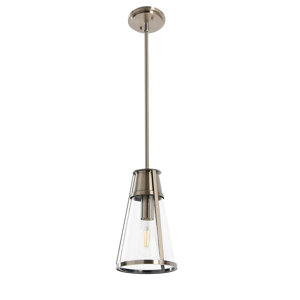 Tante Metal Ceiling Light, Antique Polished Nickel