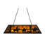 Luminaire suspendu 9 lumières Rockin C Ranch
