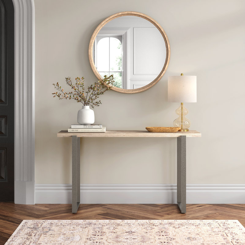 Clairmont 54'' Stone Top Console Table