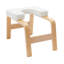 Banc rembourré en similicuir Overlea