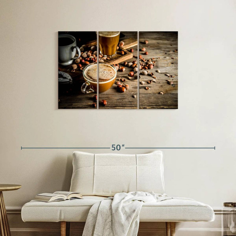 Yarlin Brewed Hazelnut Coffee, 24" H x 38" W
