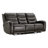 Top Grain Genuine Leather Upholstered Power Reclining Sofa-118376459