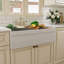 33" L X 20" W White Fireclay Double Bowl Workstation Farmhouse Kitchen Sink with Cutting Board And Dish-Drying Rack-98825111