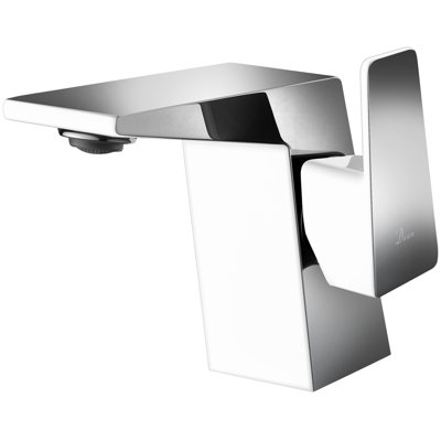 Single-Hole Single-handle Bathroom Faucet with Drain Assembly