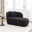 Chaise longue rembourrée en fausse fourrure-1503816416