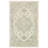 Alosio Vintage Medallion Handmade Natural Wool Area Rug, Sea Green-1710333433