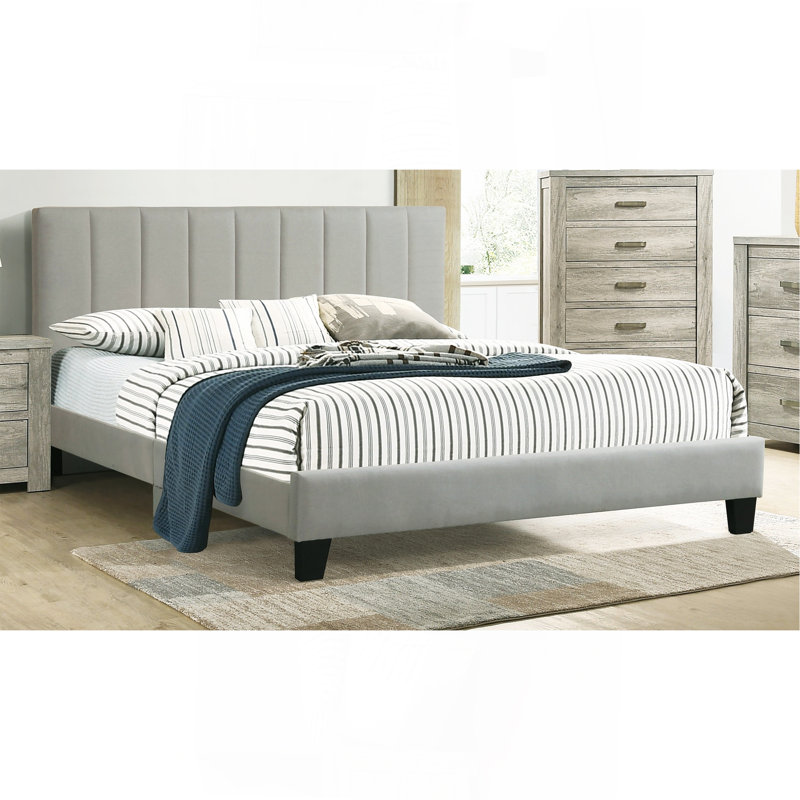 Mobilier de chambre à coucher à lattes 1pc, Grand lit