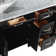 Lachine 72'' Double Bathroom Vanity with Carrara Marble Top with Mirror
