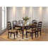 Akeira 6 - Person Four Leg Dining Set