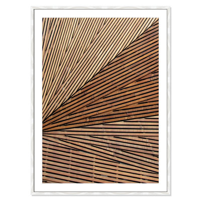 Fayette "Geometric Wood Panel 1" Print