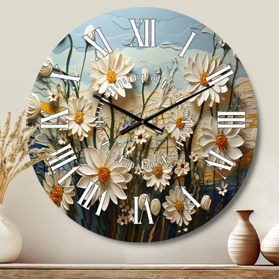 Horloge murale Daisies Daisy Delight II