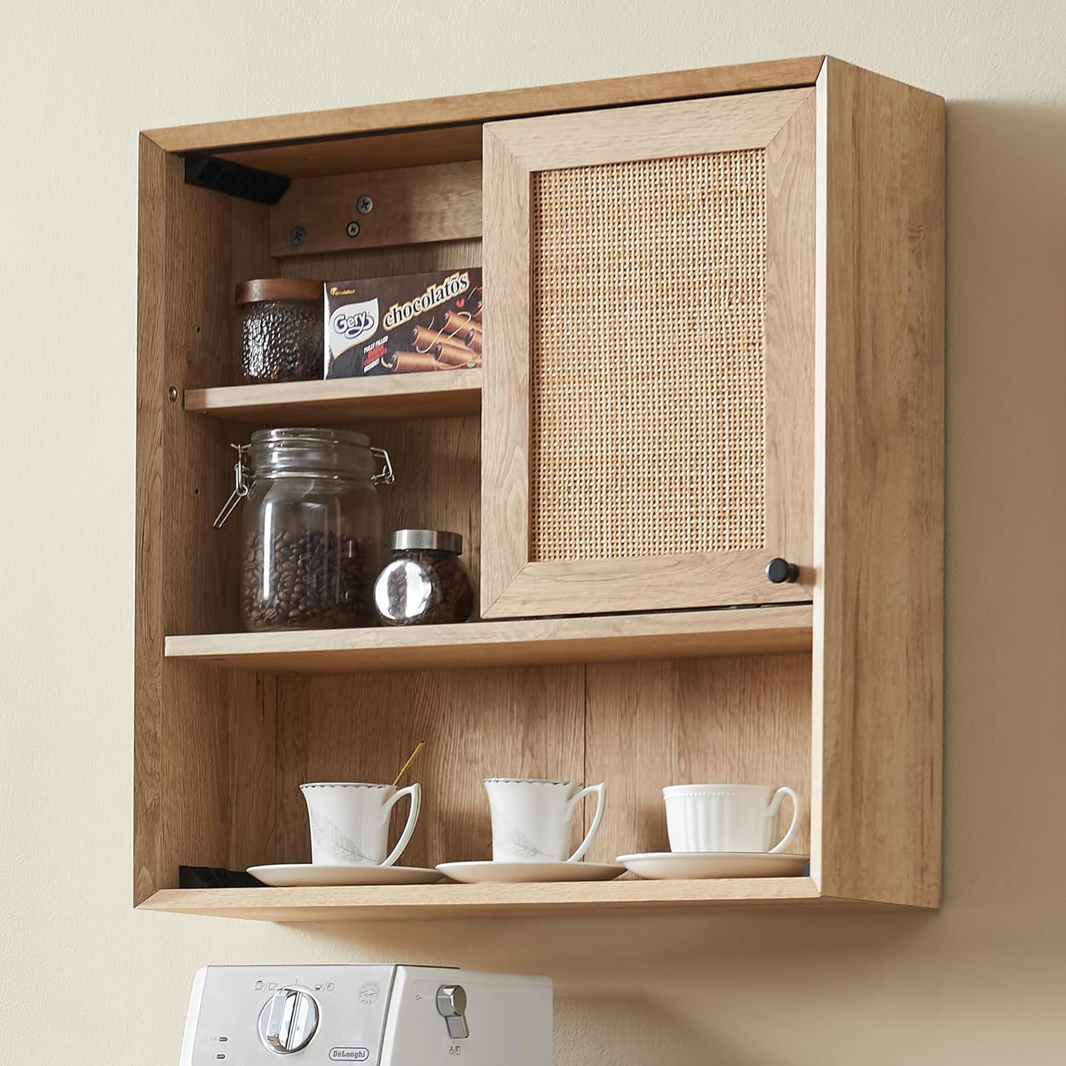 Latitude Run® Hennagan Rattan Wall Bathroom Cabinet - Wayfair Canada