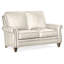 Reddish Leather Loveseat-161546524-161546601-161546611