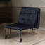 Chaise futon à dossier touffeté simple ou plus petite Arnott
