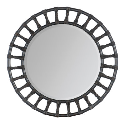 Retreat Round Beveled Mirror