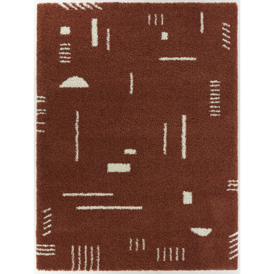 Morin Geometric Shag Rug