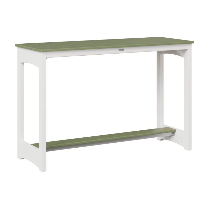 Table de bar Berlin Gardens, H 38,5 po x l 60 po x P 22 po, Sauge