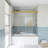 56-60" W × 60" H Single Sliding Semi-Frameless Tub Door-116985307
