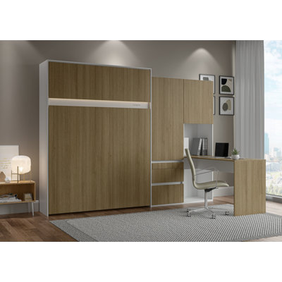 Lit avec rangement et bureau Dez Efficient