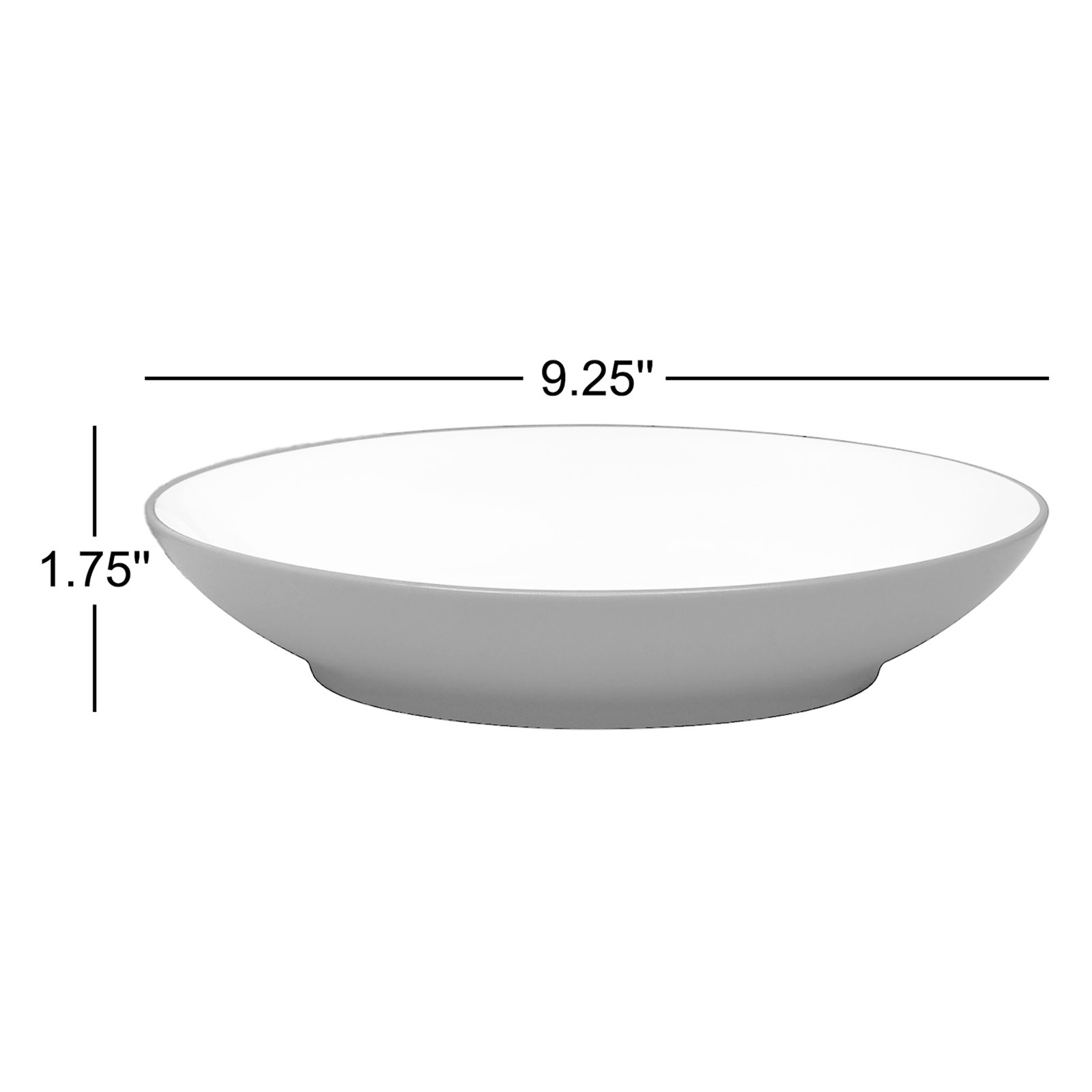 Colorwave Stoneware Pasta Bowl, Raspberry