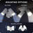180-Degree 22W Twin Head White Wired Motion Activated Diecast Architectural Security Light