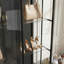 Vitrine à porte coulissante avec éclairage DEL chaleureux