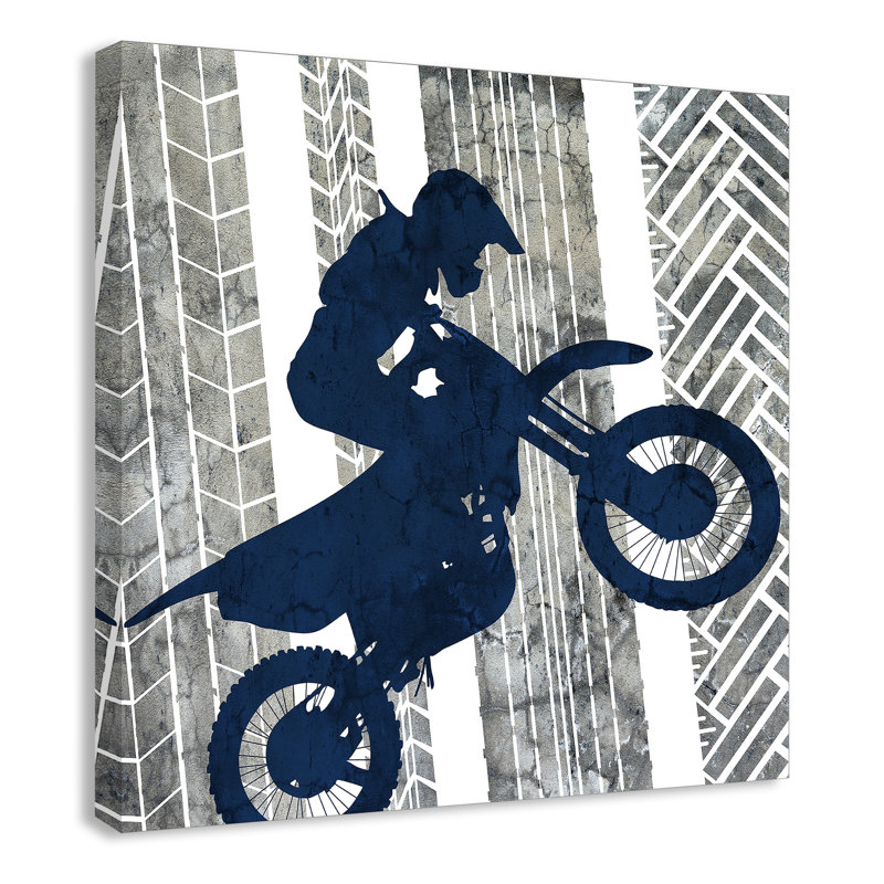 «Juvenile Motocross Motocross 1», art sur toile, H 24 po x l 24 po x P 1,5 po