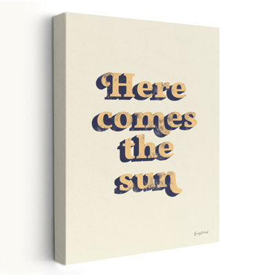«Here Comes The Sun», art abstrait Rétro