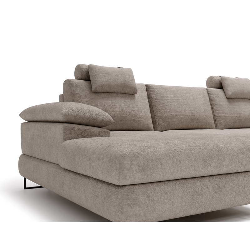 Teketa 3 Seater Corner Sofa , Beige