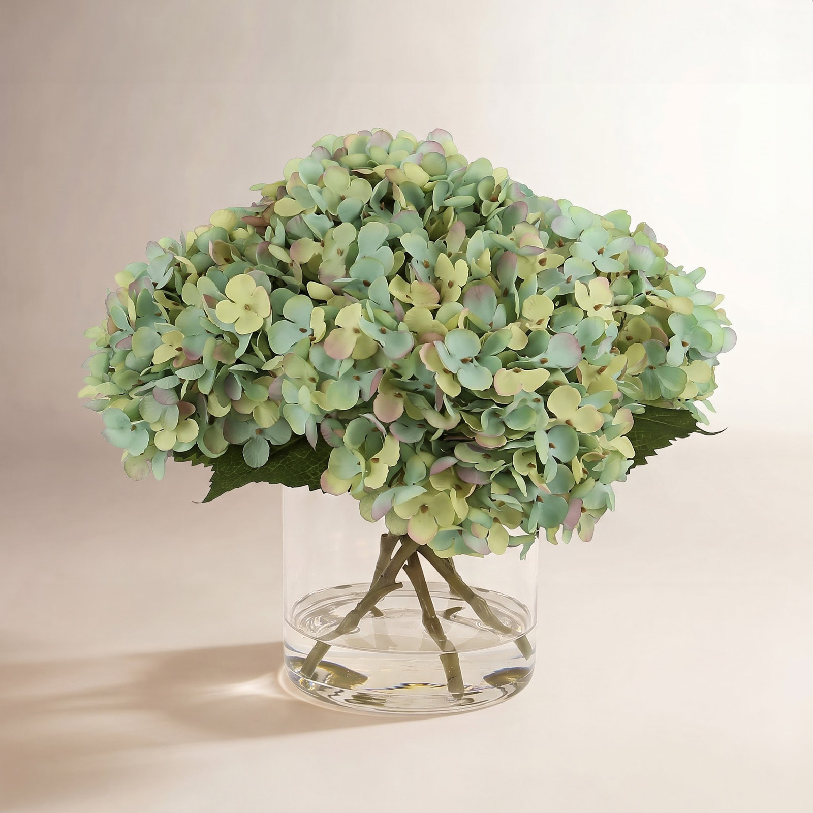 Hydrangea Floral Arrangement, Teal