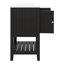 Meuble-lavabo 24 po avec lavabo, petit meuble-lavabo avec lavabo en céramique, meuble-lavabo avec 2 portes et 1 tablette ouverte-114229099